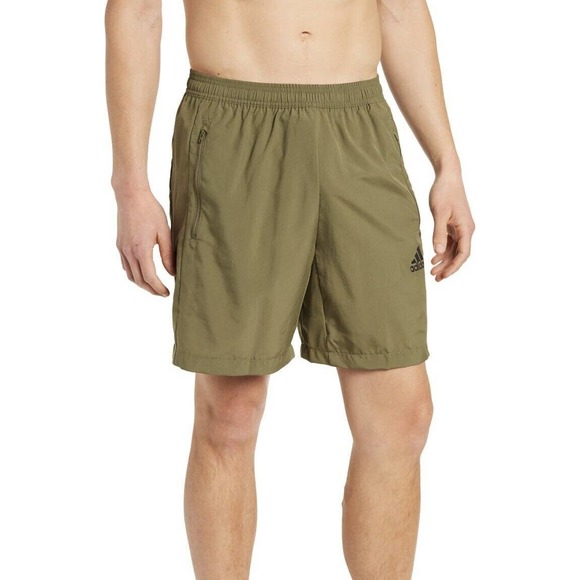 New Mens Adidas Active Shorts Olive Green Size Extra Large XL NWT - Picture 1 of 3